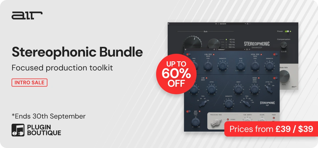 AIR Music Technology Stereophonic Intro Sale