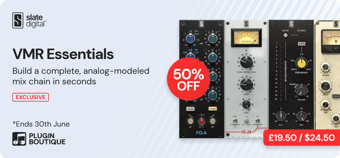 Slate Digital VMR Essentials 50% Off Sale (Exclusive)