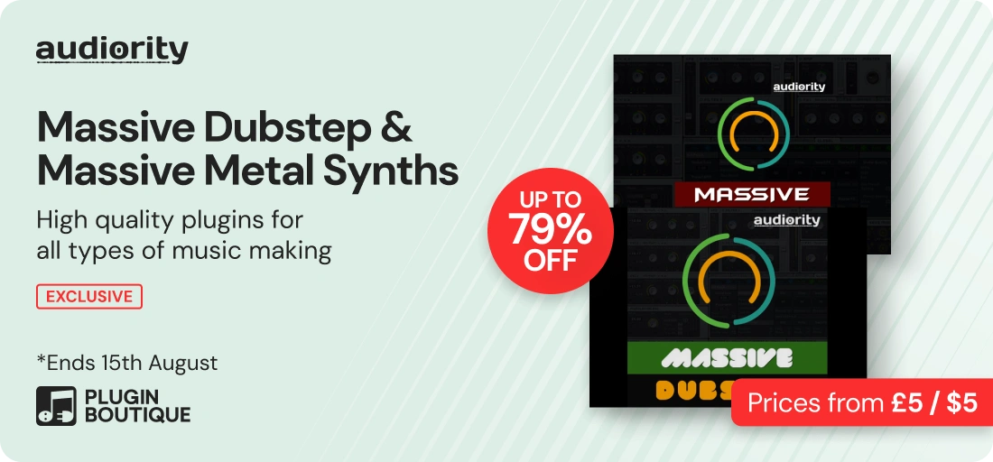 Audiority Massive Dubstep & Massive Metal Synths Sale (Exclusive)