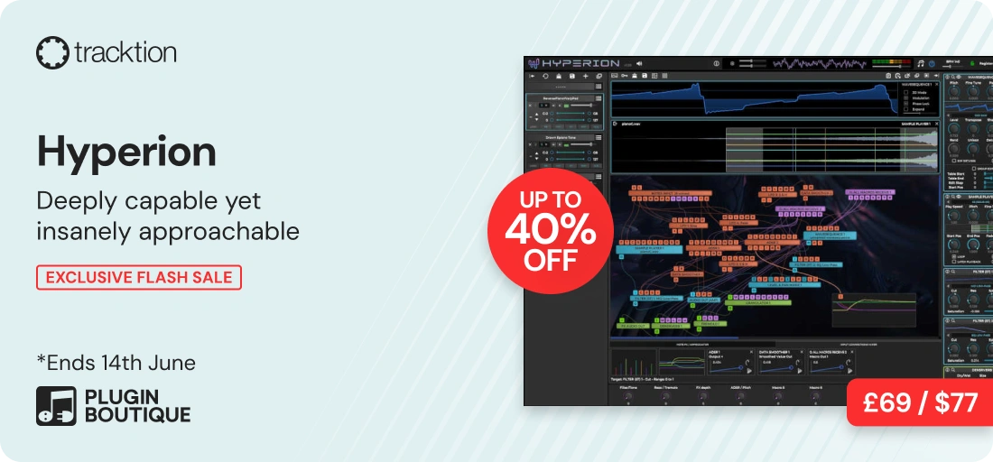 Tracktion Hyperion Flash Sale (Exclusive)
