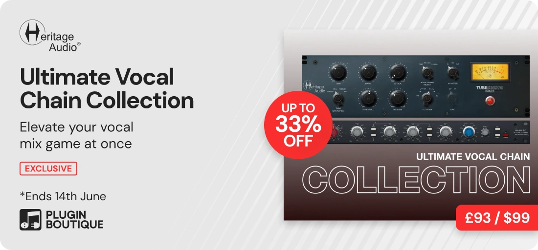 Heritage Audio Vocal Processing Sale (Exclusive)