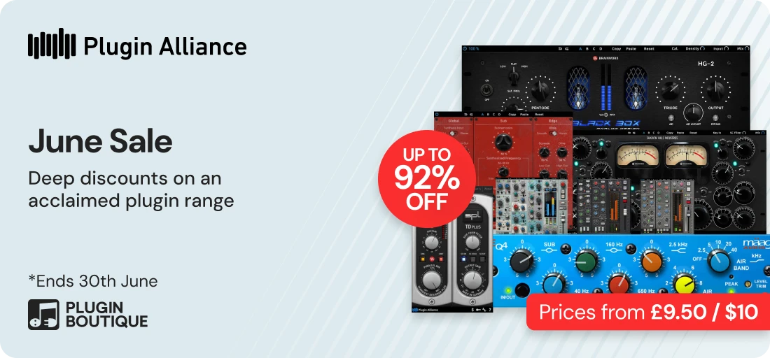 Plugin Alliance & Brainworx June Sale