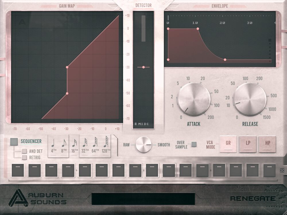 Auburn Sounds Renegate plugin interface on sale at Plugin Boutique, 65% off until Aug 31
