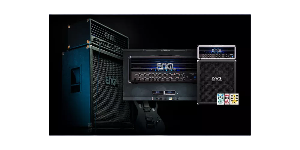 Component-modeled ENGL Savage Mark II suite with both 120W and 60W heads, five cabs, pedals and studio effects.