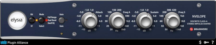 Three‑mode transient shaper with frequency‑aware control and shelf EQ for precise attack and sustain sculpting.