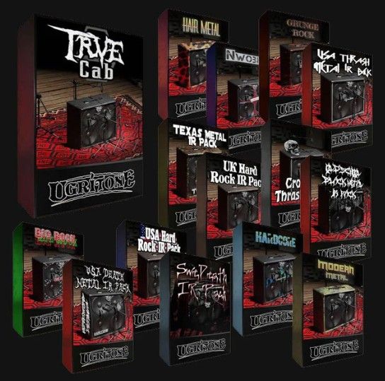 Ugritone Almighty Trve Cab Bundle plugin interface on sale at Plugin Boutique, 20% off until Sep 01