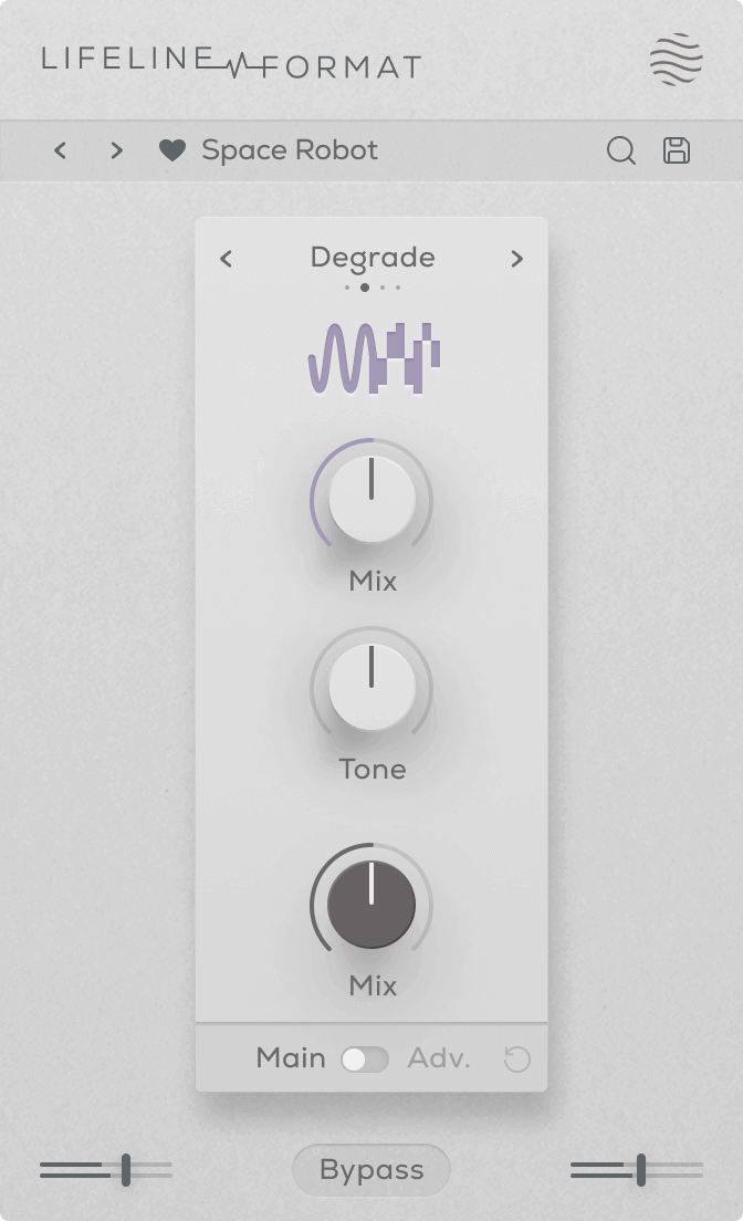 Four-algorithm bitcrusher with multiband control for a range of lo-fi and digital distortion effects.