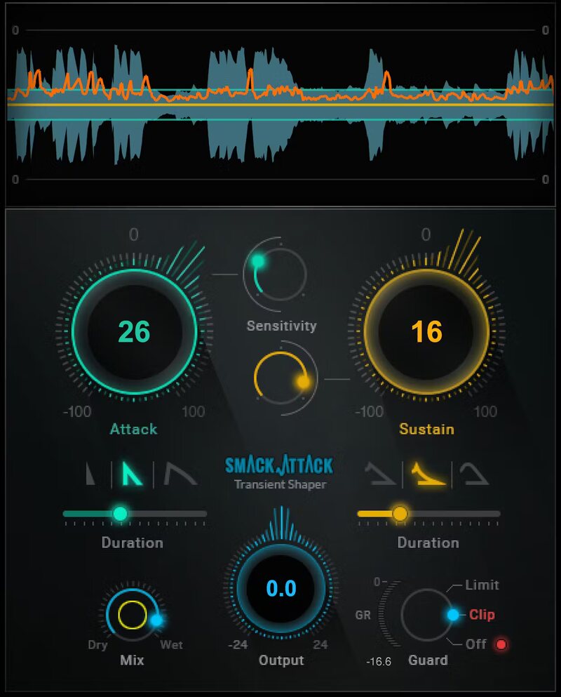 Waves Smack Attack plugin interface on sale at Plugin Boutique, 55% off until Jul 20