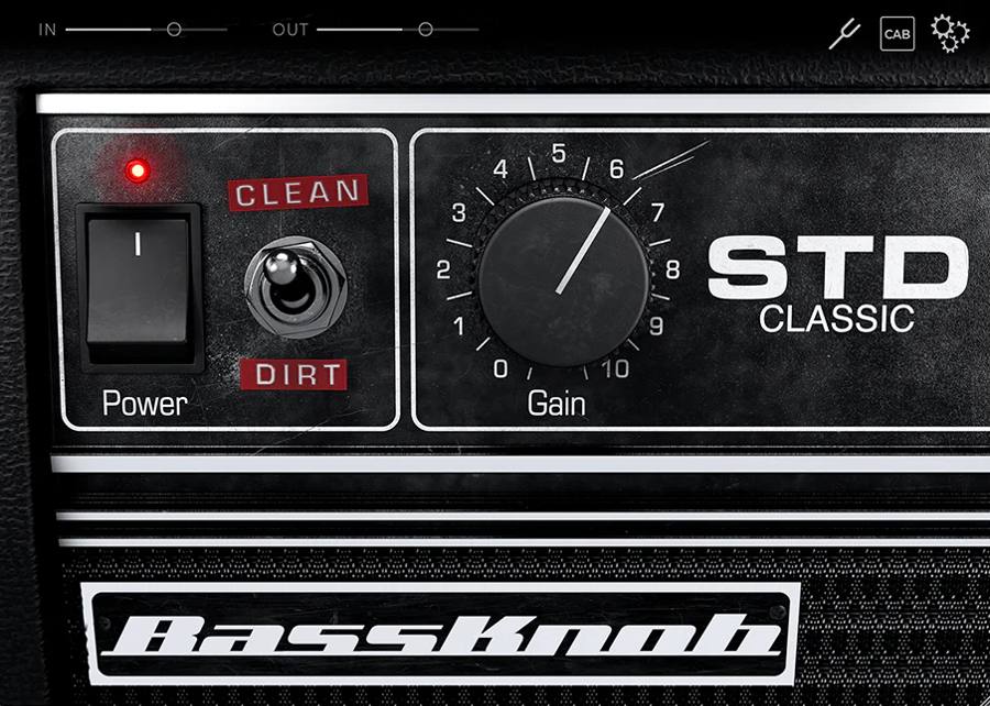Simple, tuneable bass amp/distortion with clean and dirty channels, cab-off IR support, tuner and gate.