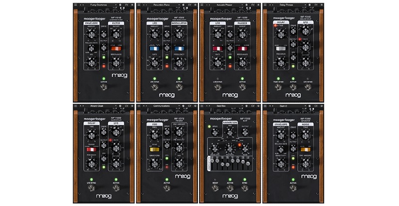 Faithful digital recreations of Moog’s classic effects with stereo, CV-style routing, automation and presets.