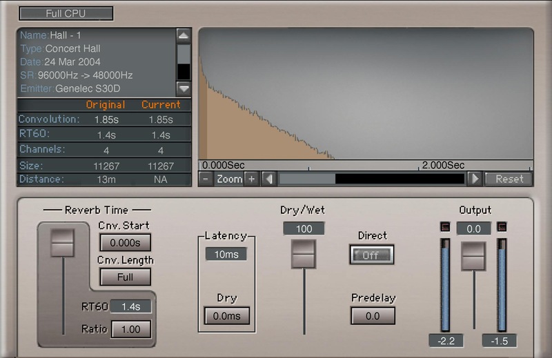 Waves IR-L Convolution Reverb plugin interface on sale at Plugin Boutique, 72% off until Jun 02