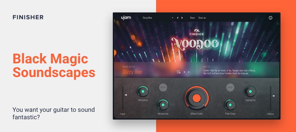 Multi-effect processor delivering 50 complex effect Modes for creative guitar, synth and vocal textures with five macro controls.