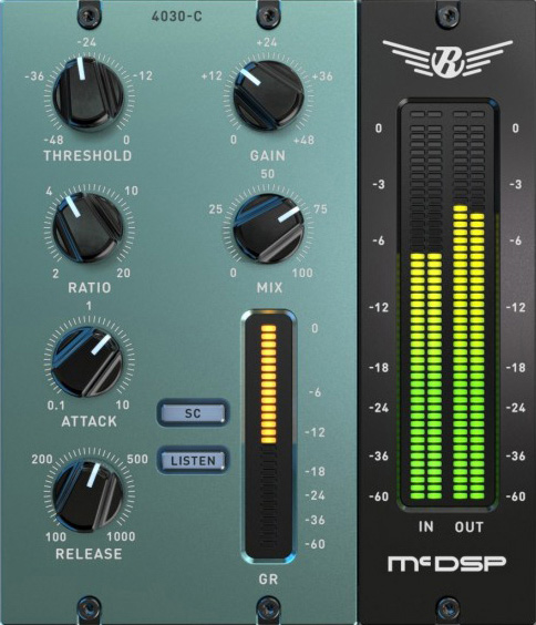Transparent-yet-vintage compressor with mix control, anti-clip output stage, and analog-style saturation.