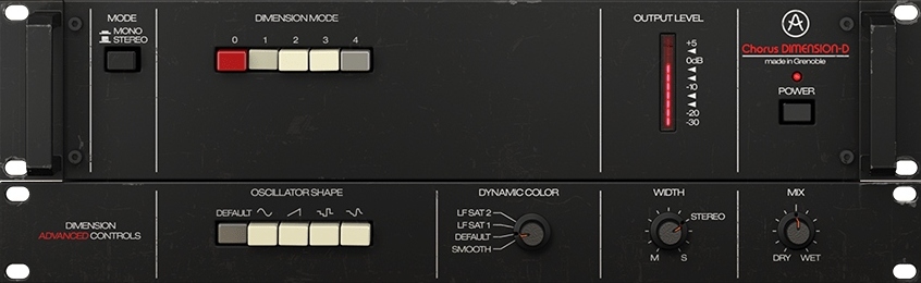 Arturia Chorus DIMENSION-D plugin interface on sale at Plugin Boutique, 50% off until Aug 17