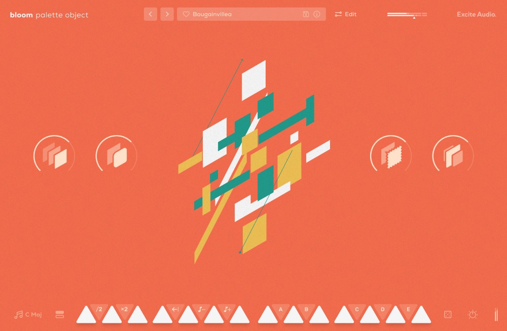 A sequencer-focused sampler combining foley, acoustic instruments and tempo-synced loops with editable playback and three effects.