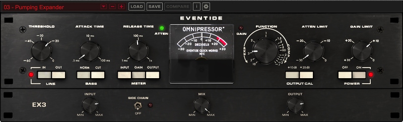 Classic Omnipressor dynamics—gating, compression, expansion, limiting and envelope reversal in a compact plug-in.