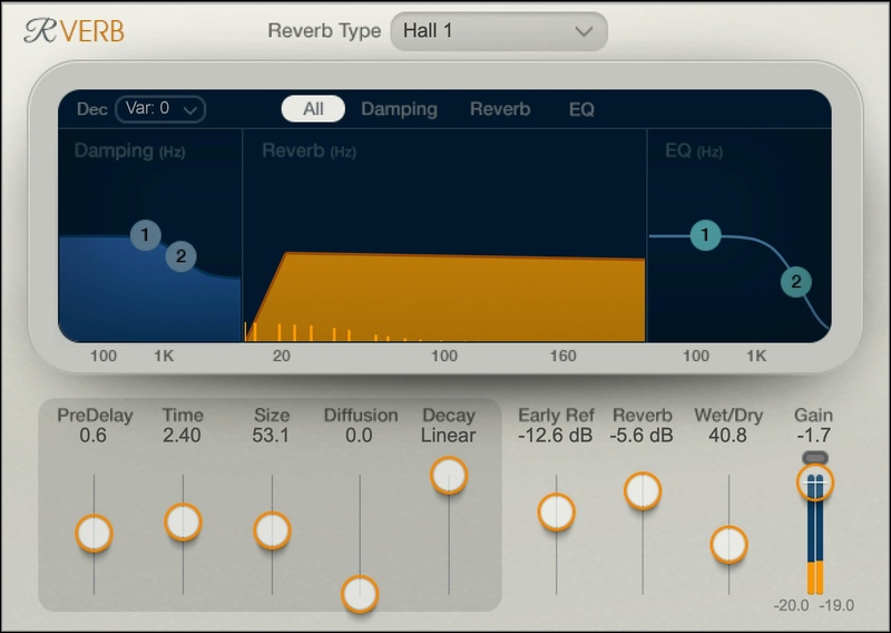 Waves Renaissance Reverb plugin interface on sale at Plugin Boutique, 69% off until Jul 20
