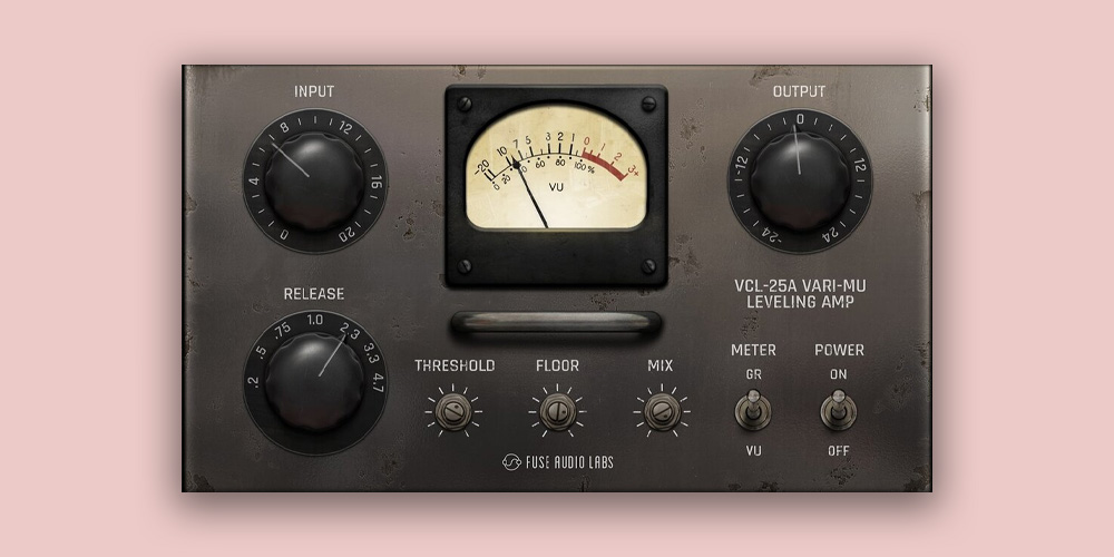 Authentic vari‑mu leveler emulation for smooth vintage tube leveling, subtle shimmer, and aggressive parallel compression.
