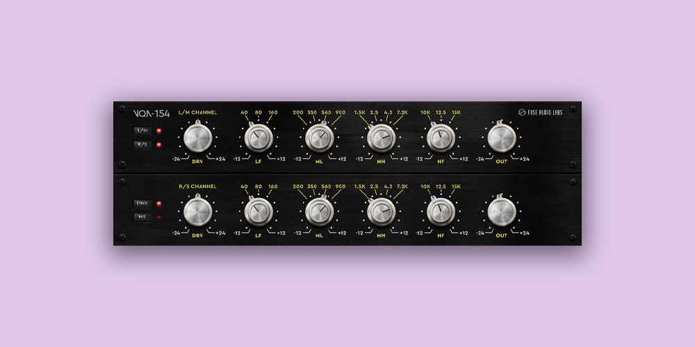 Four-band vintage-style EQ modeled from a 1970s inductor-based broadcast unit, offering musical coloration and flexible routing.