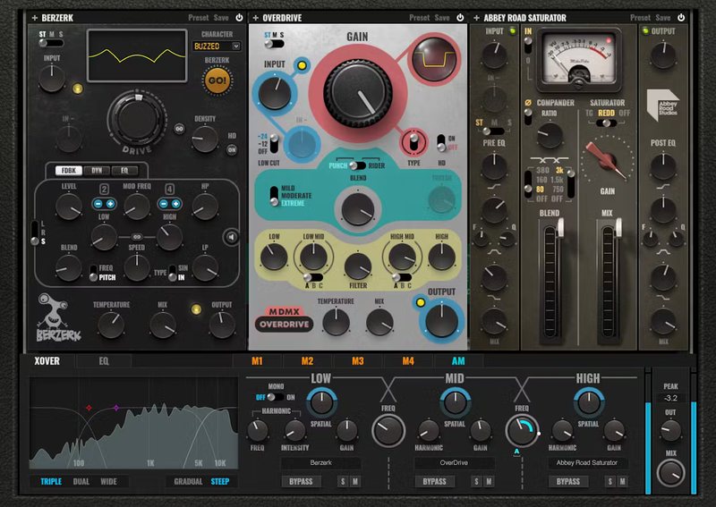 Waves MultiMod Rack plugin interface on sale at Plugin Boutique, 69% off until Sep 07