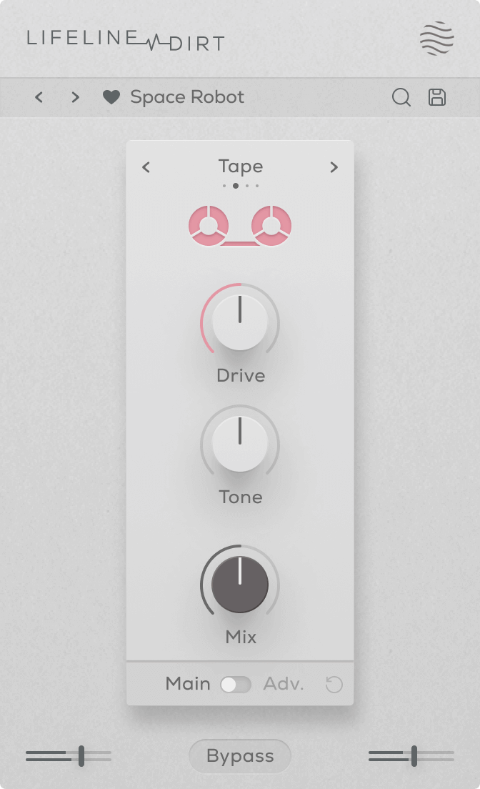 Four-mode saturation and distortion with multiband Drive, smoothing and tone controls for subtle warmth to aggressive fuzz.