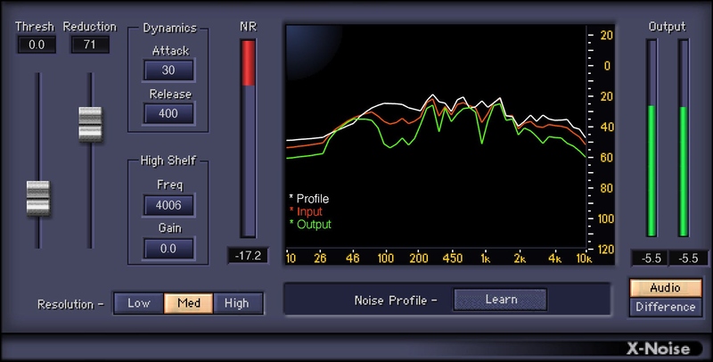 Waves X-Noise plugin interface on sale at Plugin Boutique, 69% off until Oct 14