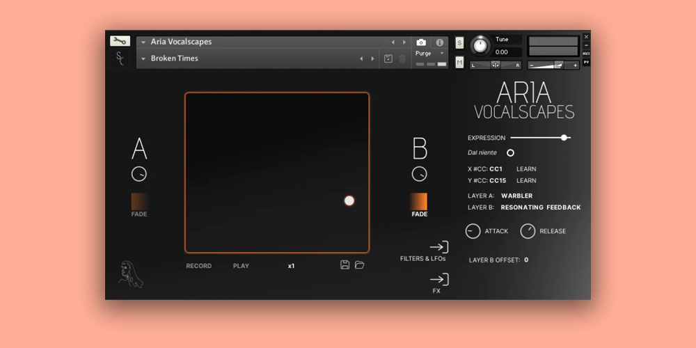 A Kontakt instrument for crafting evolving vocal atmospheres, pads and textured melodic lines.