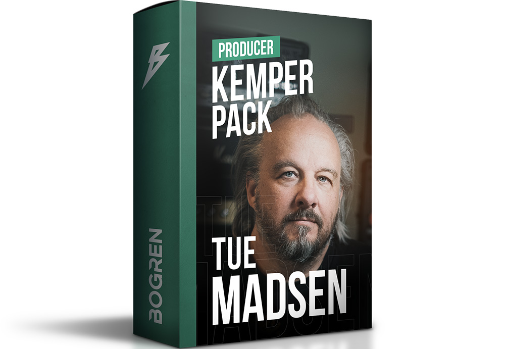 Thirty-two mix-ready high-gain Kemper profiles captured from Tue Madsen’s studio chain.