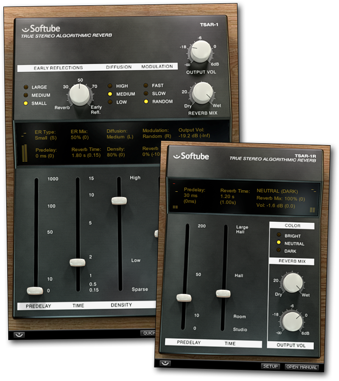 Versatile, easy-to-use algorithmic reverb with a focused control set and categorized presets.
