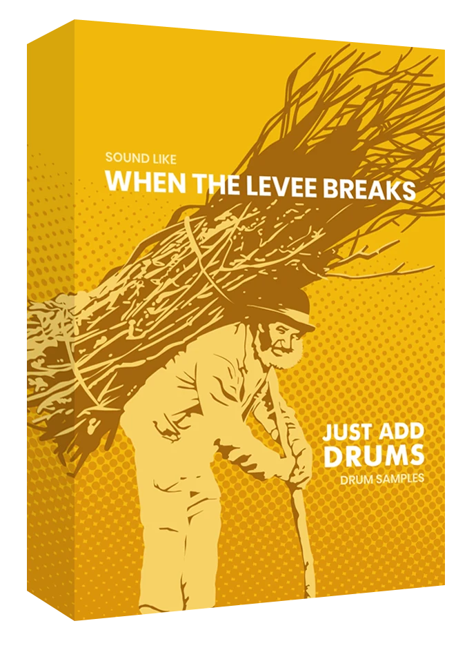 Authentic Bonham-style drum samples with multi-mic control and traditional or modern tunings for Kontakt.