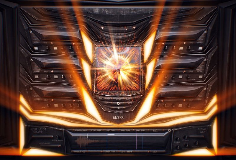 Kontakt library of curated trailer hits, whooshes, risers and a synth engine for cinematic sound design.