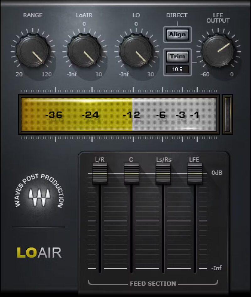 Waves LoAir plugin interface on sale at Plugin Boutique, 55% off until Mar 11