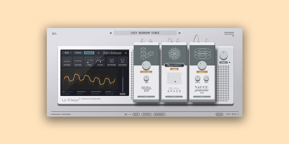 Hybrid keyboard instrument with sampled keys, wavetable engine and neural-powered effects including an adaptive reverb.