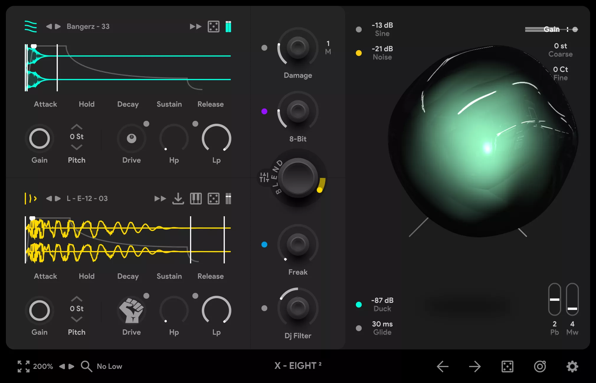 Comprehensive 808 sampler with dual engines, modulation, and onboard effects for fast low-end design.