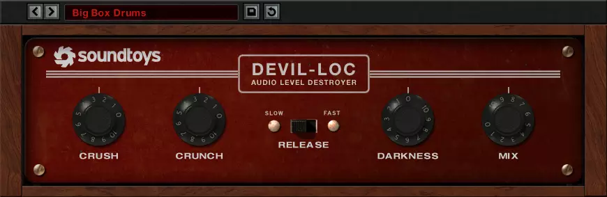 Soundtoys Devil-Loc Deluxe plugin interface on sale at Plugin Boutique, 60% off until Apr 28