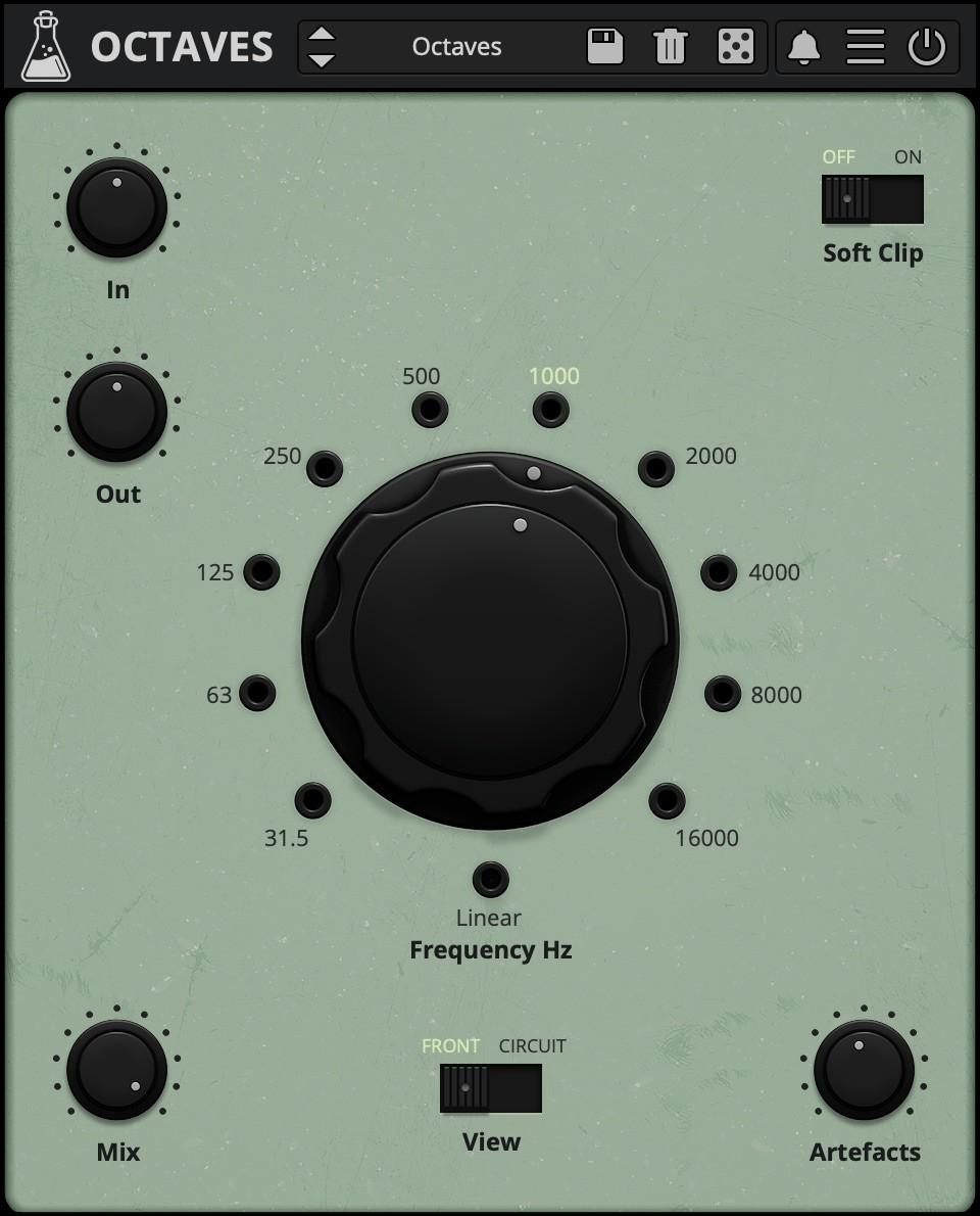 AudioThing Octaves plugin interface on sale at Plugin Boutique, 61% off until Oct 26