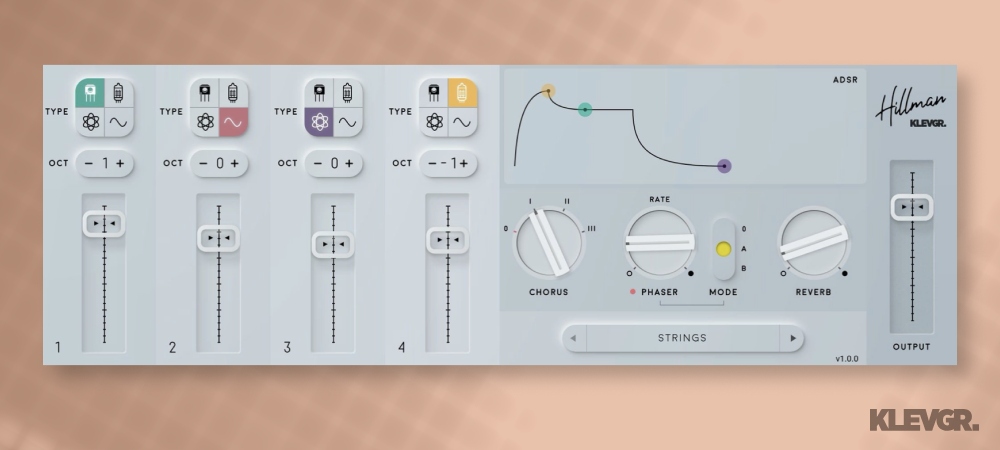 Klevgrand Hillman plugin interface on sale at Plugin Boutique, 59% off until Aug 17