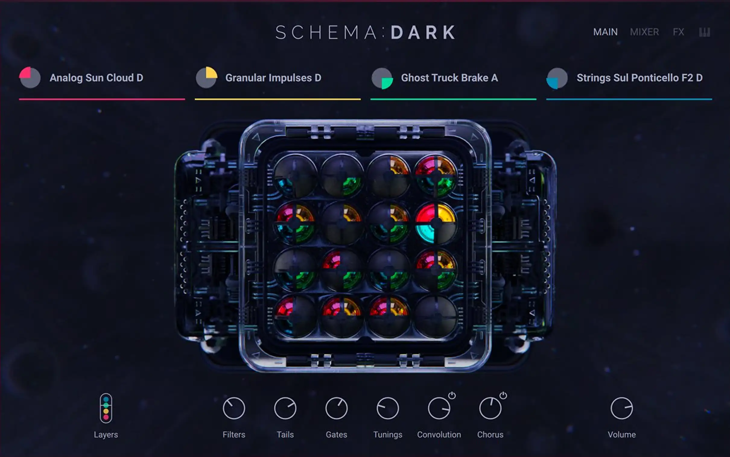 A Kontakt library for creating dark layered pulses, drones and polyrhythmic cinematic patterns.