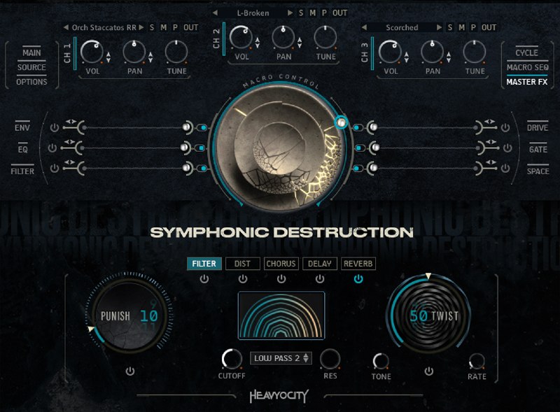 A Kontakt library of hybrid orchestral braams, rhythmic pedals, motif loops, and layered cinematic hits.