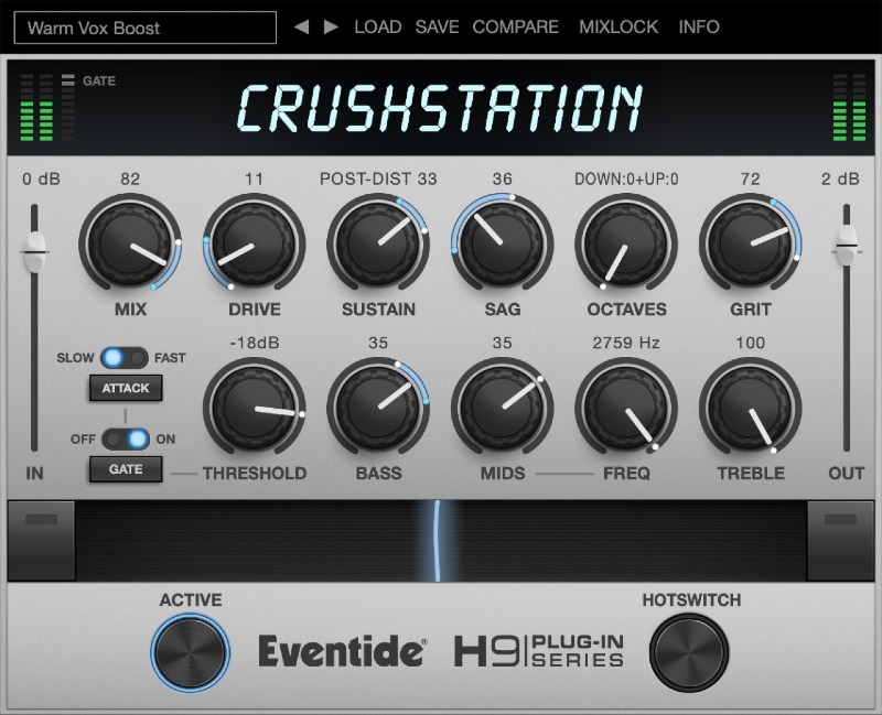 Eventide CrushStation plugin interface on sale at Plugin Boutique, 50% off until Jun 14