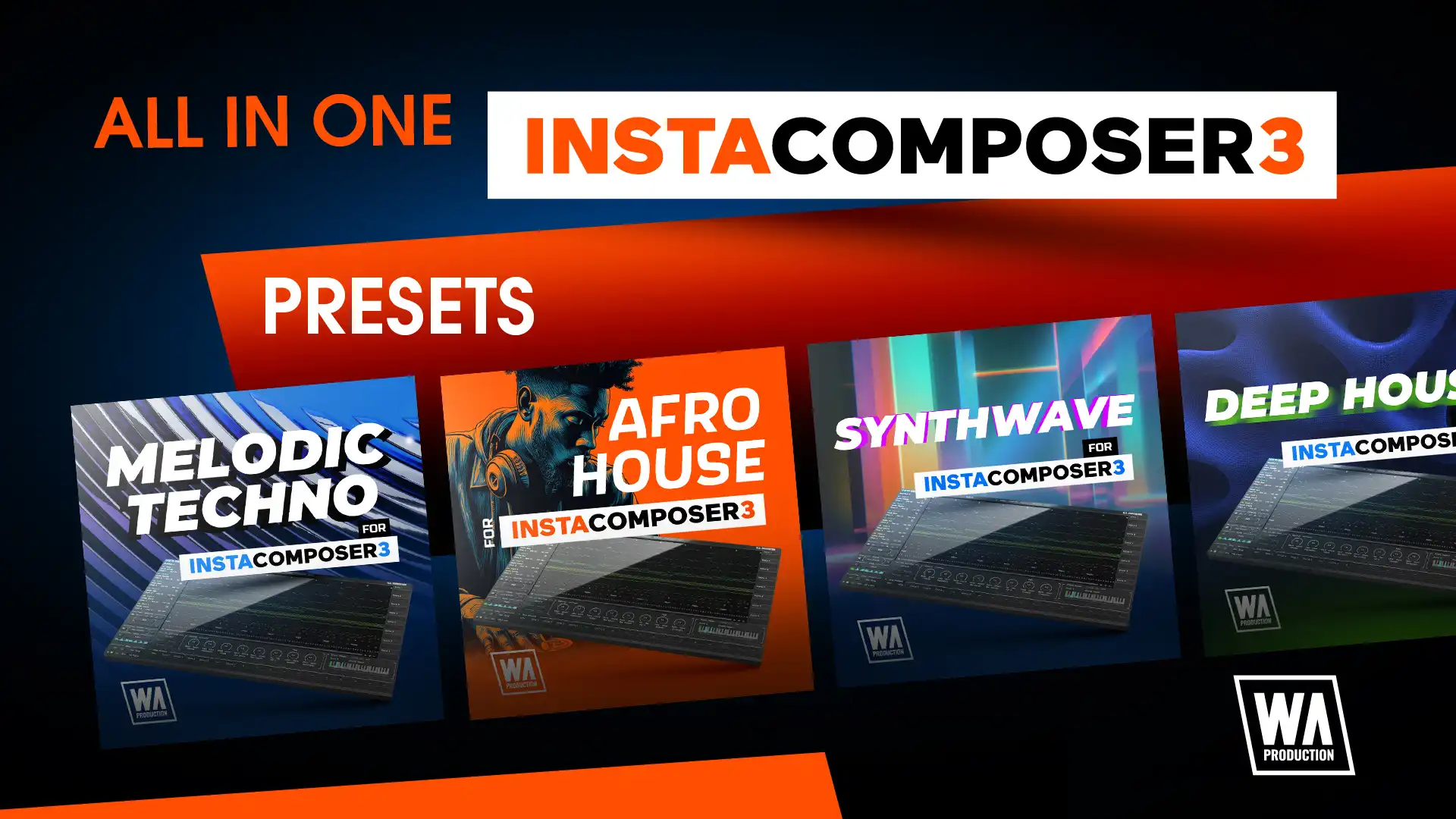 W. A. Production All In One: InstaComposer 3 Presets plugin interface on sale at Plugin Boutique, 90% off until Jun 30