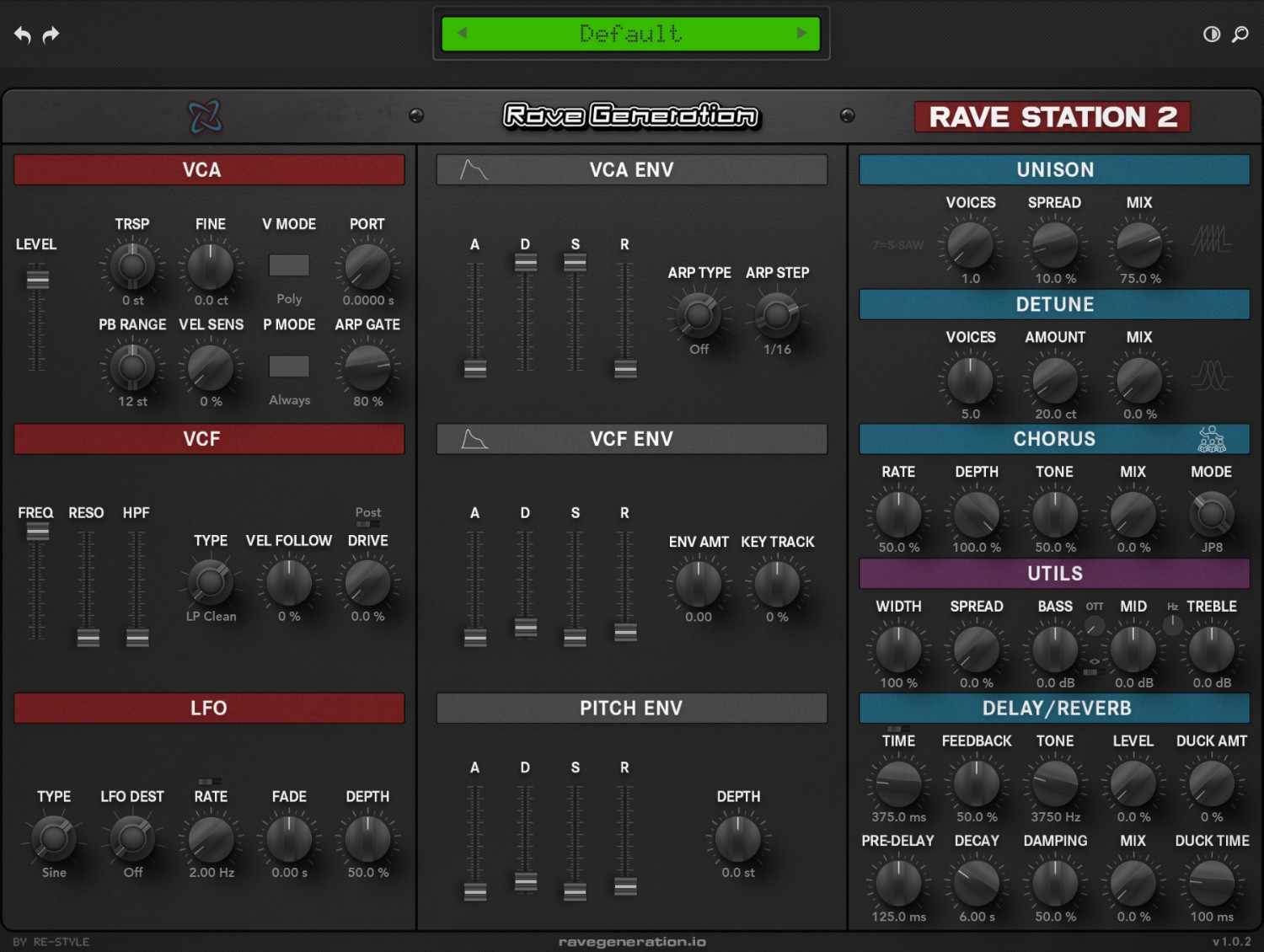 A 16-voice workstation synth with extensive samples, classic synth filters, Supersaw unison and built-in effects.