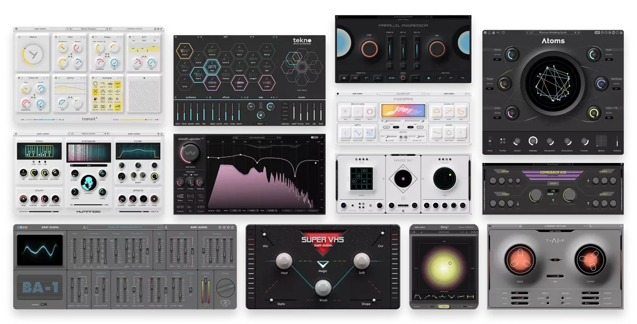 Comprehensive collection of synths, creative FX and mixing tools for modern production and sound design.