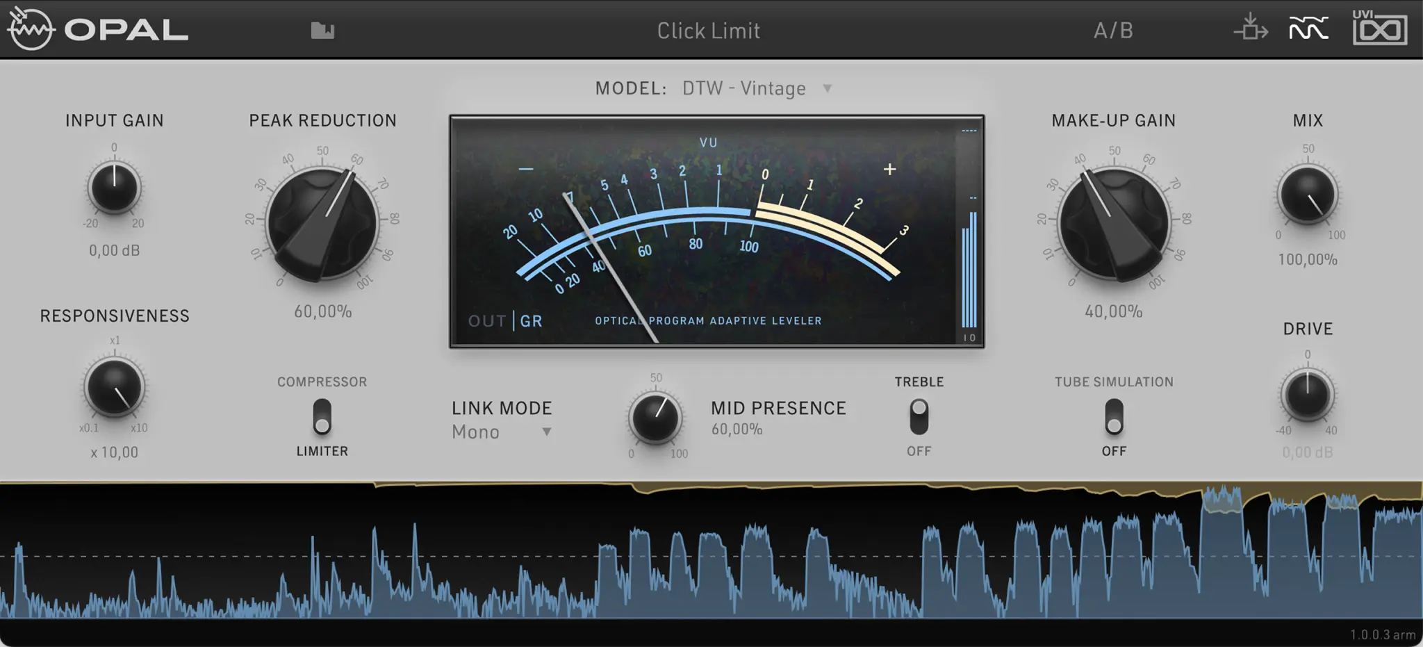 Circuit-accurate optical compressor emulation with seven distinct hardware models and modern sidechain and tuning controls.