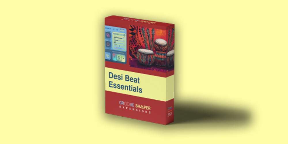Pitch Innovations Groove Shaper Expansion: Desi Beat Essentials plugin interface on sale at Plugin Boutique, 44% off until Aug 07