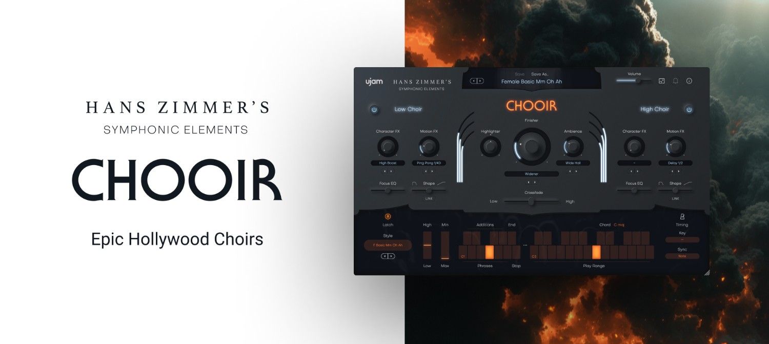 A cinematic choir instrument with two blendable layers, 70 styles, and Hans Zimmer-sourced ensembles.
