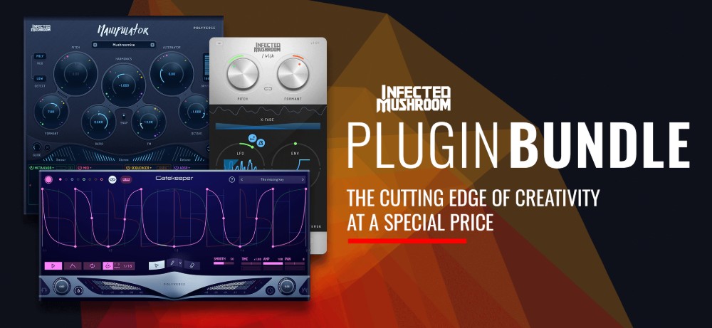 Three creative effect plugins for vocal transformation, rhythmic modulation, and pitch-freezing texture design.