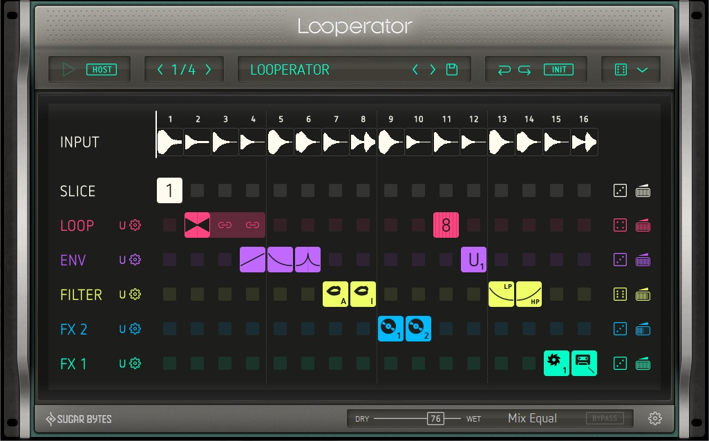 Sugar Bytes Looperator plugin interface on sale at Plugin Boutique, 38% off until Jun 15