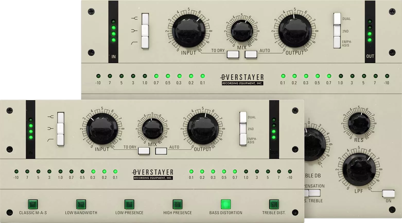 Softube Overstayer M-A-S plugin interface on sale at Plugin Boutique, 60% off until Apr 30