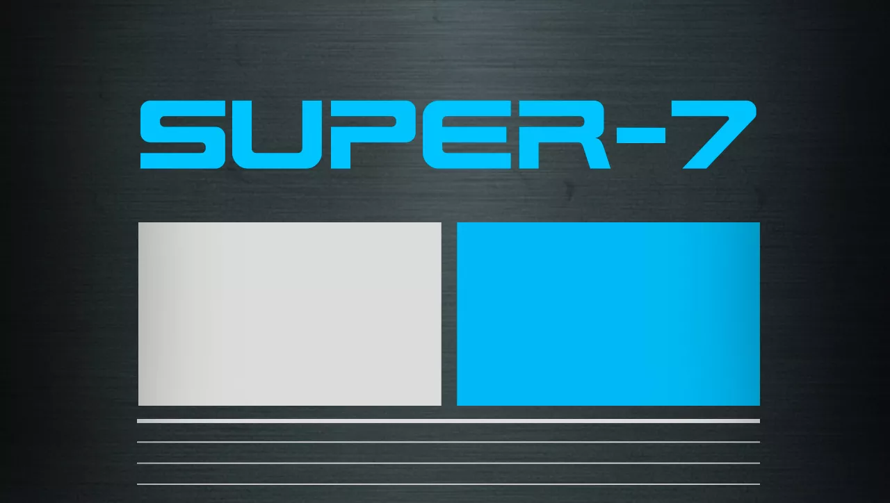 An MKS-7–inspired multi-instrument with layered analog-style synths, vintage PCM drums and a deep arpeggiator.